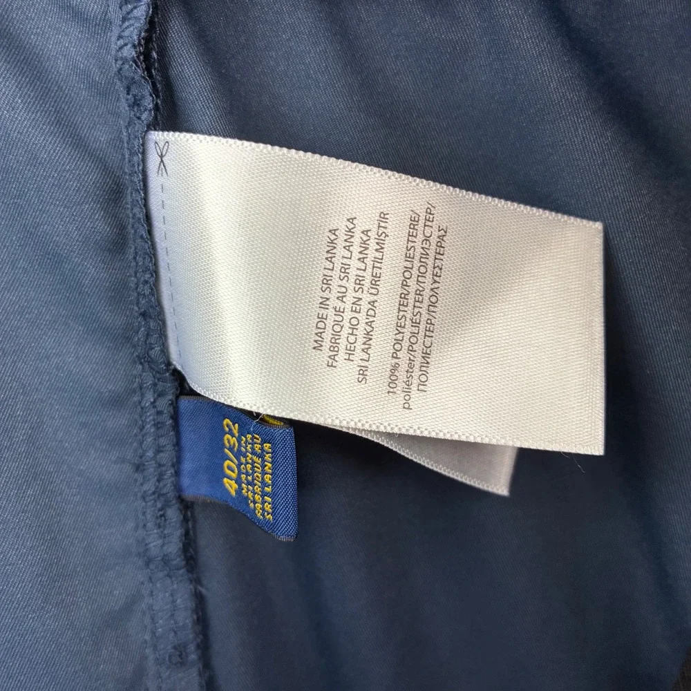 Polo Ralph Lauren Dress Pants 40x32 Navy Blue Classic Preppy Golf Professional